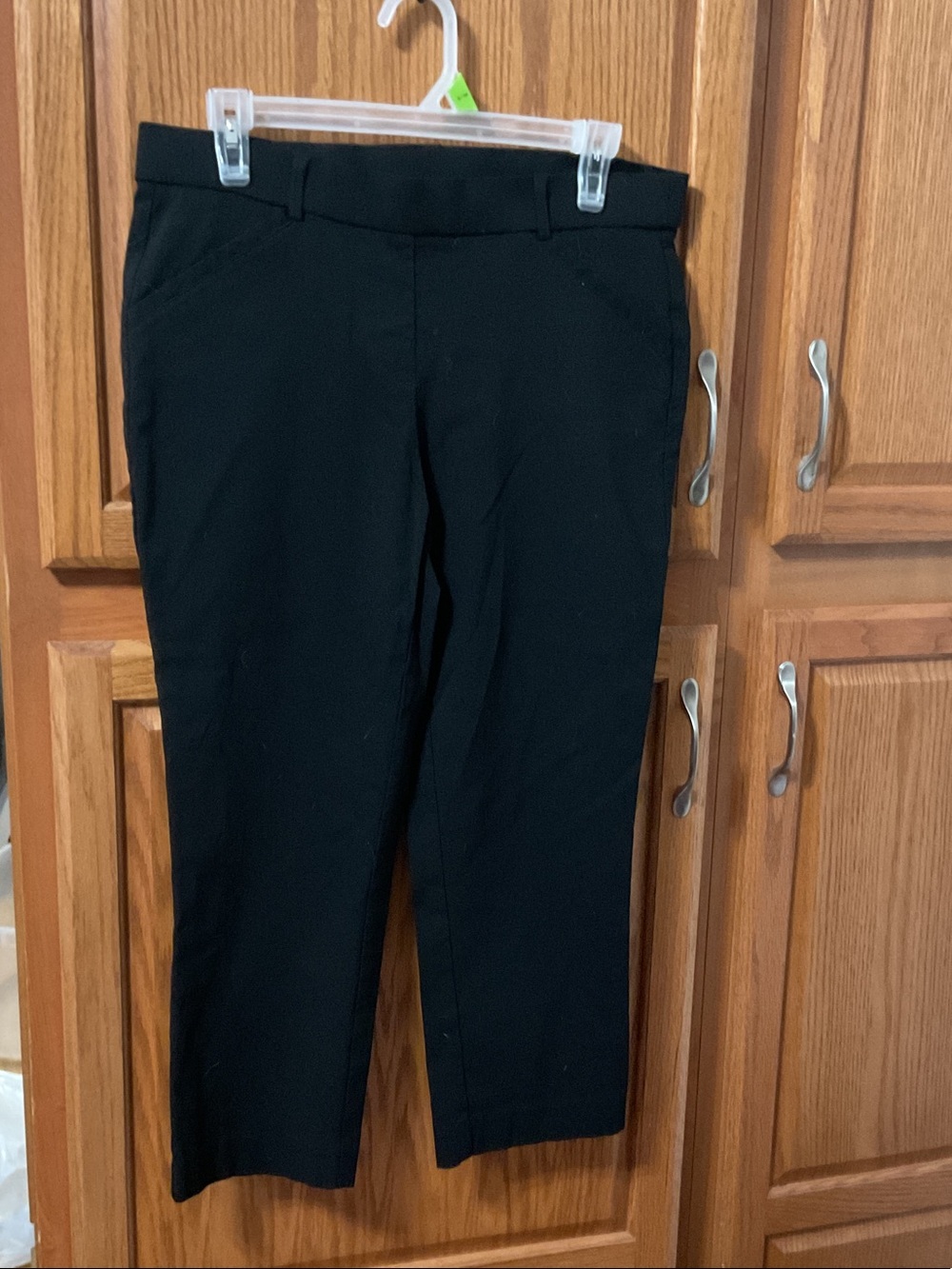 Rafaella Black Cropped Dress Capris size 12 women’s